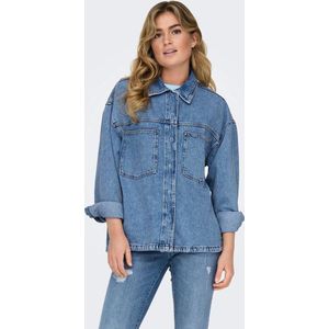 Only - Lemmie - Jeansjack - Mêlee - Loose Fit - Puur Katoen