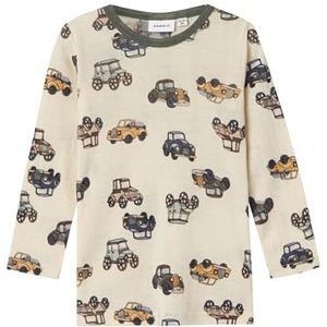 Nümph - NMMWang - Shirt - Zwart - Jersey, Ronde Hals, Lange Mouw, Normale Pasvorm