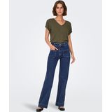 Only - Onljuicy Hw Wide Pocket Dnm Jeans Cro - Dames - Jeans