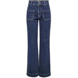 Only - Onljuicy Hw Wide Pocket Dnm Jeans Cro - Dames - Jeans