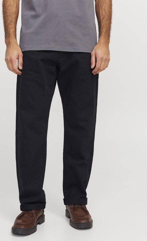 JACK & JONES - Jeans - Zwart - Loosefit - Gevoerde Zoom/Rand