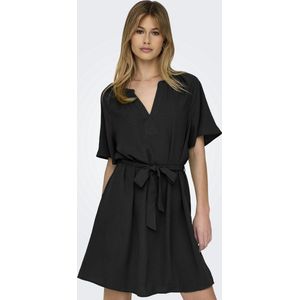 JDY - JDYDIVYA LIFE - Jurk - Mini - V-Hals - Korte Mouwen - Riemsluiting