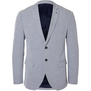 SELETED HOMME Heren Slhslim-Alvin BLZ Noos Sakko, Denim Blauw, 50