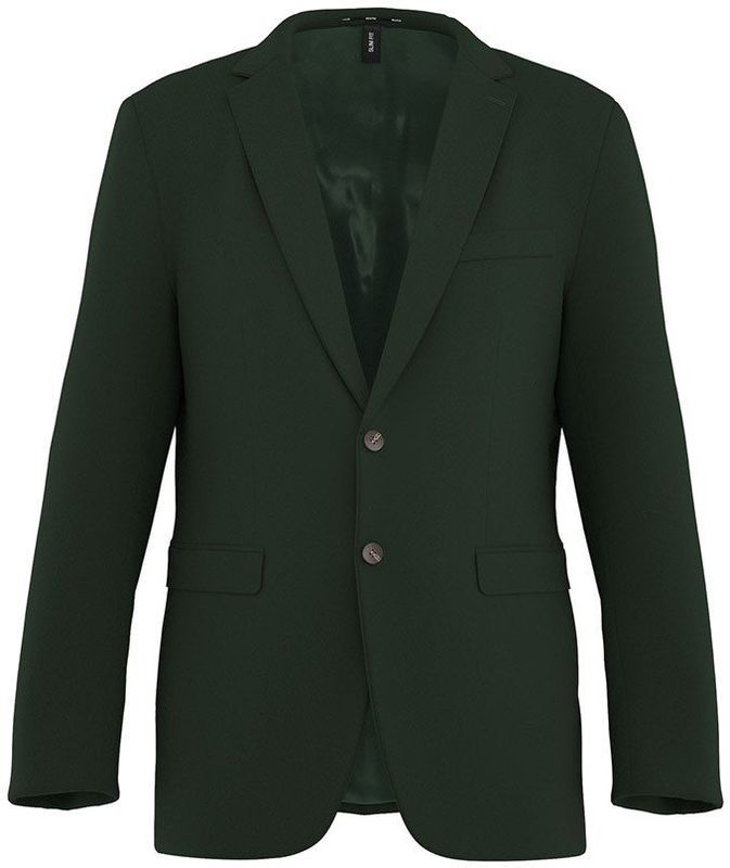 Blazer - Zwart - Gerecycled Polyester - Slim Fit