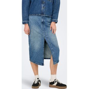 Jeans - ENYA - Spijkerrok - Katoen - Midilengte