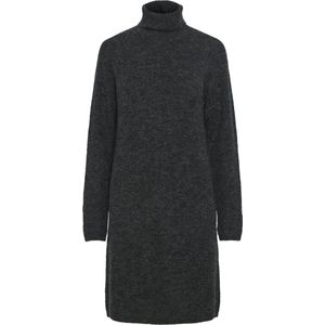 PIECES Gebreide damesjurk PCELLEN, dark grey melange, M
