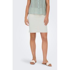 Only - ONLWONDER - Spijkerrok - Ecru - Katoen/Polyester/Elastaan