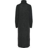 Pieces - Juliana - Gebreide Jurk - Zwart - 50% Gerecycled Polyester