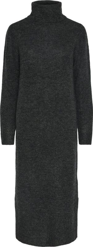 Pieces - Juliana - Gebreide Jurk - Zwart - 50% Gerecycled Polyester