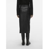 Vero Moda Rok Vmveri Hr Calf Pl Skirt Noos 10311707 Black Dames