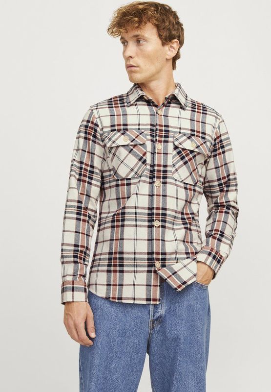 Darren - Overshirt - Groen - Keperstof - Lange Mouwen