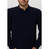 Selected - Lange Mouw Poloshirt - Gebreide Trui - Regular Fit - 100% Merinowol