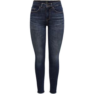 Only Jeans Onlblush Mid Sk Ankle Rw Dnm Dot245 15326910 Dark Blue Denim Dames