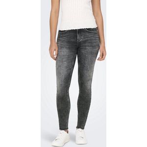 Only Jeans Onlblush Mid Sk Ankle Rw Dnm Dot227 15327015 Dark Grey Denim Dames