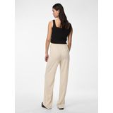 Pieces Broek Pcvinsty Hw Linen Pant Noos Bc 17146434 Oatmeal Dames