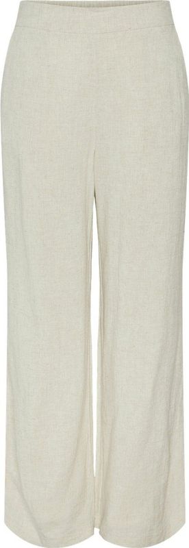 Pieces Broek Pcvinsty Hw Linen Pant Noos Bc 17146434 Oatmeal Dames