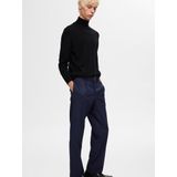 Selected - SLH190-REG TAPERED - Herenbroek - Effen - 65% Polyester 33% Viscose 2% Elastaan