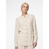 PIECES - PCVINSTY LS SHIRT NOOS BC - Blouse - Dames - Lange Mouwen