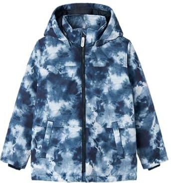 NAME IT Korte jas voor jongens, blauw, 116 cm