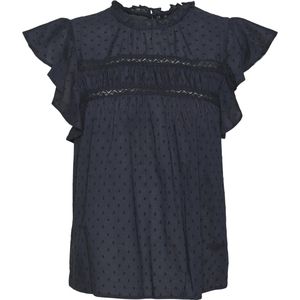 Vmtrine Overhemd - Mouwloos met Kanten Detail