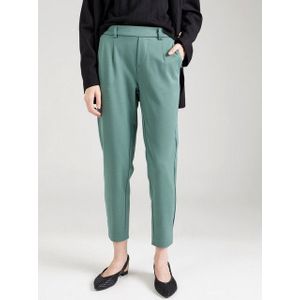 Object - Lisa Slim Fit Broek - Zwart - 50% Gerecycled Polyester, 32% Viscose, 13% Polyester, 5% Elastaan