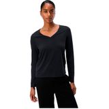 Object - Annie Re T-shirt - Zwart - Jersey - Slim Fit - Lange Mouwen