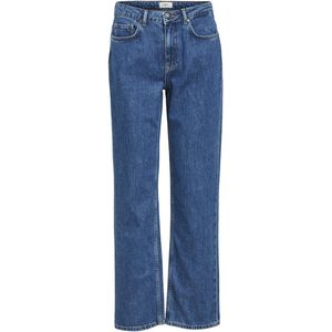 Object - Sava Ellen - Jeans - Blauw - Katoen - Straight Fit