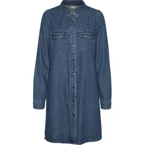 Jeansjurk - Kort - Stonewash - 90% Katoen, 10% Viscose