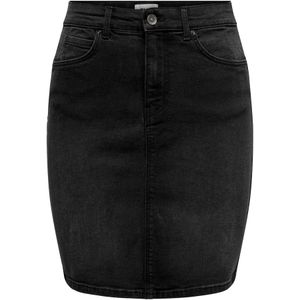 Spijkerrok - Blauw - Katoen - High Waist - Mini-lengte