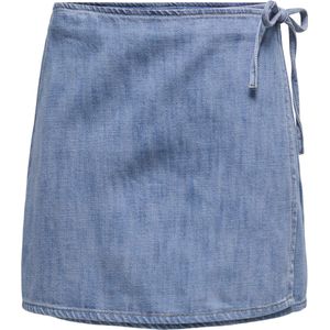 Only - Denim Rok - Blauw - 100% Katoen - Korte