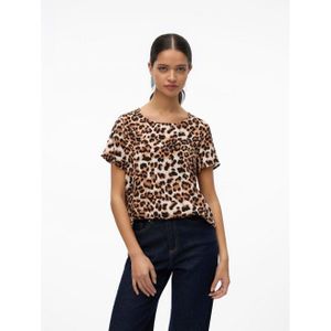Top - O-hals - Korte Mouwen - Regular Fit