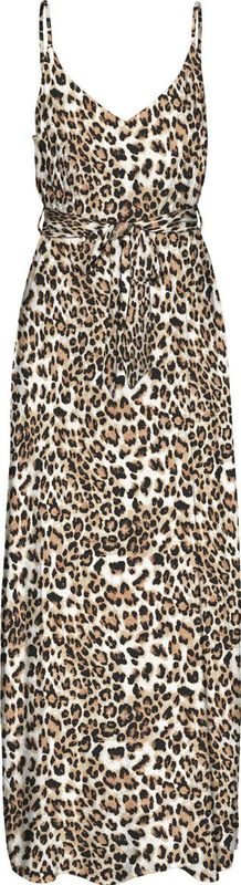 Vmeasy - Lange Jurk - V-Hals - Mouwloos - Regular Fit - Print