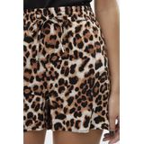 Vero Moda - Korte Broek - Animal Print - Tan - 100% Viscose