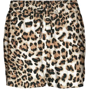 Vero Moda - Korte Broek - Animal Print - Tan - 100% Viscose