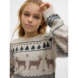 Gebreide Pullover - Kerst - O-hals - Lange Mouwen - Junior