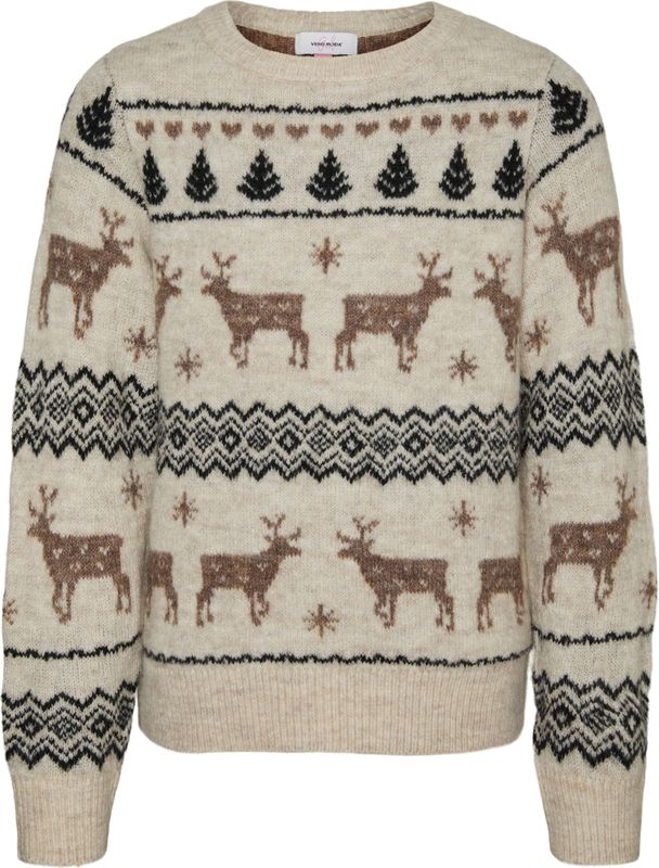 Gebreide Pullover - Kerst - O-hals - Lange Mouwen - Junior