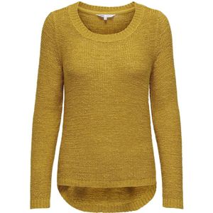 Only - Geena XO - Gebreide Trui - Lichtgrijs - Katoen