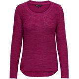 Only - Geena XO - Gebreide Trui - Grijs - Katoen