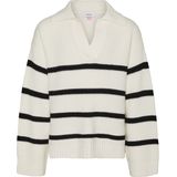 Vmluna - Gebreide Pullover - Kinderen - V-Hals - Lange Mouwen - Volumineuze Mouwen