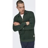 Only & Sons Riley 1/4 Zip High Neck Sweater Heren