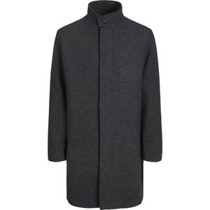 Jack & Jones - Jprblawilson - Wool Coat - Zwart - Structuur