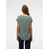 Vmbella - Blouse - Zwart - Korte Mouwen - O-hals