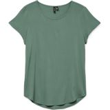 Vmbella - Blouse - Zwart - Korte Mouwen - O-hals