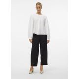 VERO MODA - Vmlady Ls O-hals - Blouse - Wit - Lange Mouwen