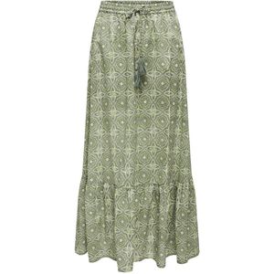 ONLY Dames Onlmiley Ankle Skirt Ptm Zomerrok, groen, S