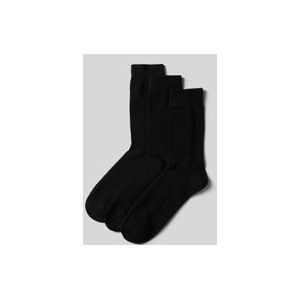Jack & Jones - Heren Sport Sokken - Zwart - Katoen 3-Pack