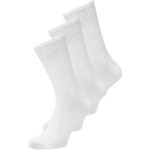 Jack & Jones - JACCHARLES TENNIS SOCK 3 PACK - Wit - Katoenmix