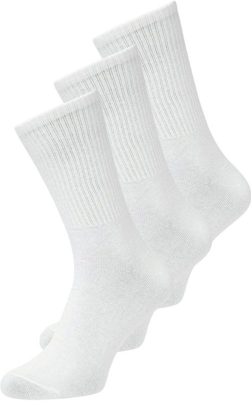 Jack & Jones - JACCHARLES TENNIS SOCK 3 PACK - Wit - Katoenmix