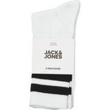 Jack & Jones - Sportsokken - Wit - Katoen - Set van 3 Paar