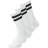 Jack & Jones - Sportsokken - Wit - Katoen - Set van 3 Paar
